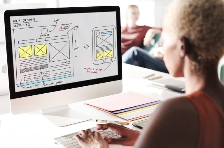 Conception d'un site internet sur ordinateur